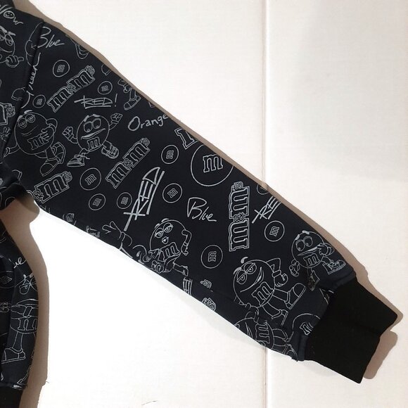 Vintage M&M's hoodie by JH Design all over print hooded Jacket Unisex Size Large - Picture 9 of 11